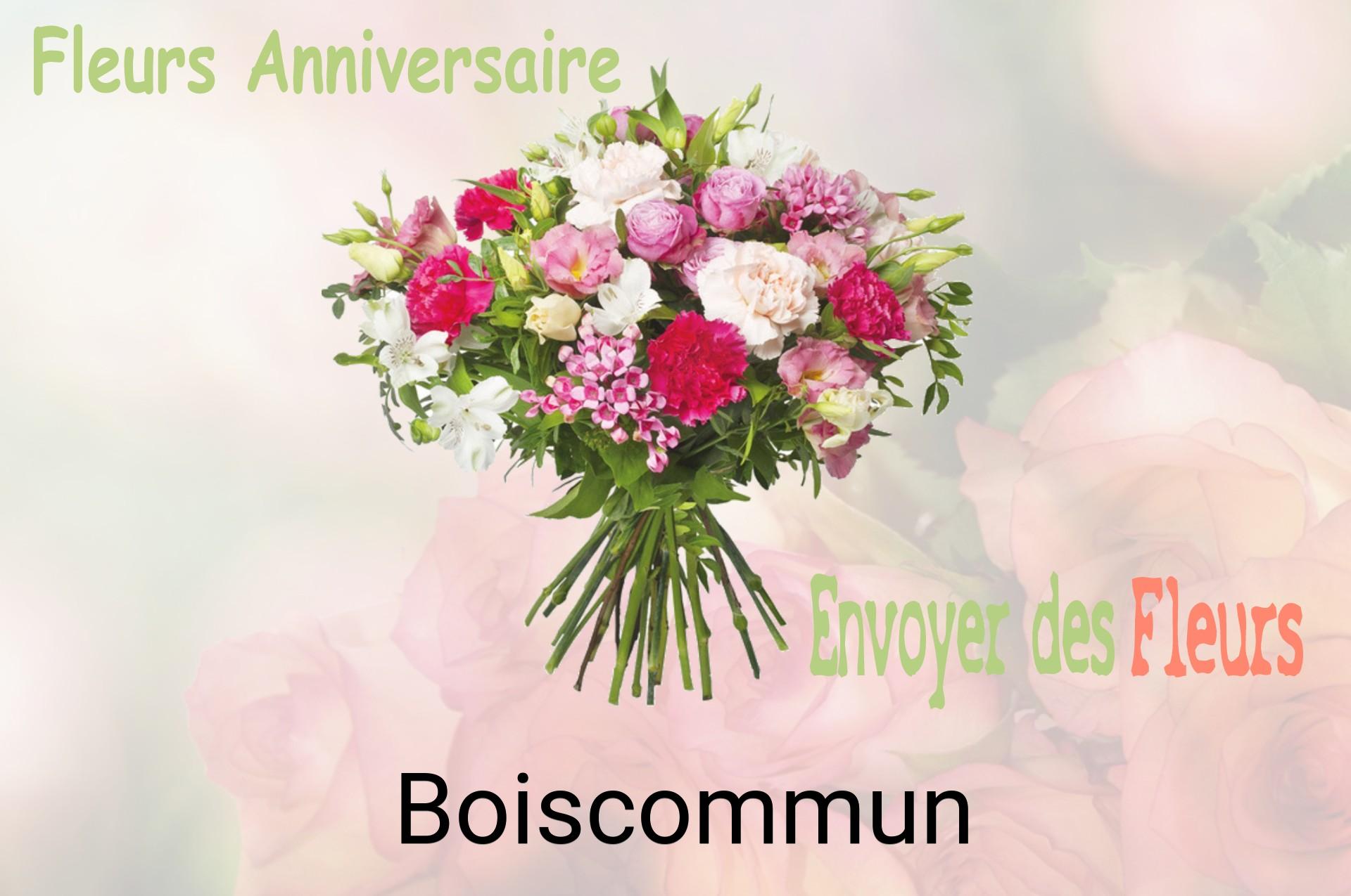 Bouquet de fleurs d’anniversaire livré à Boiscommun
